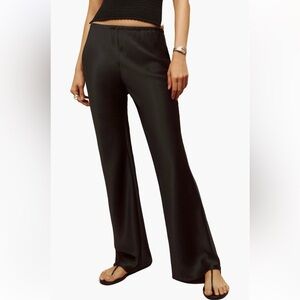 NWT Reformation Gale Satin Pants Petite Size Small